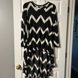 Cute chevron high low. Guc!